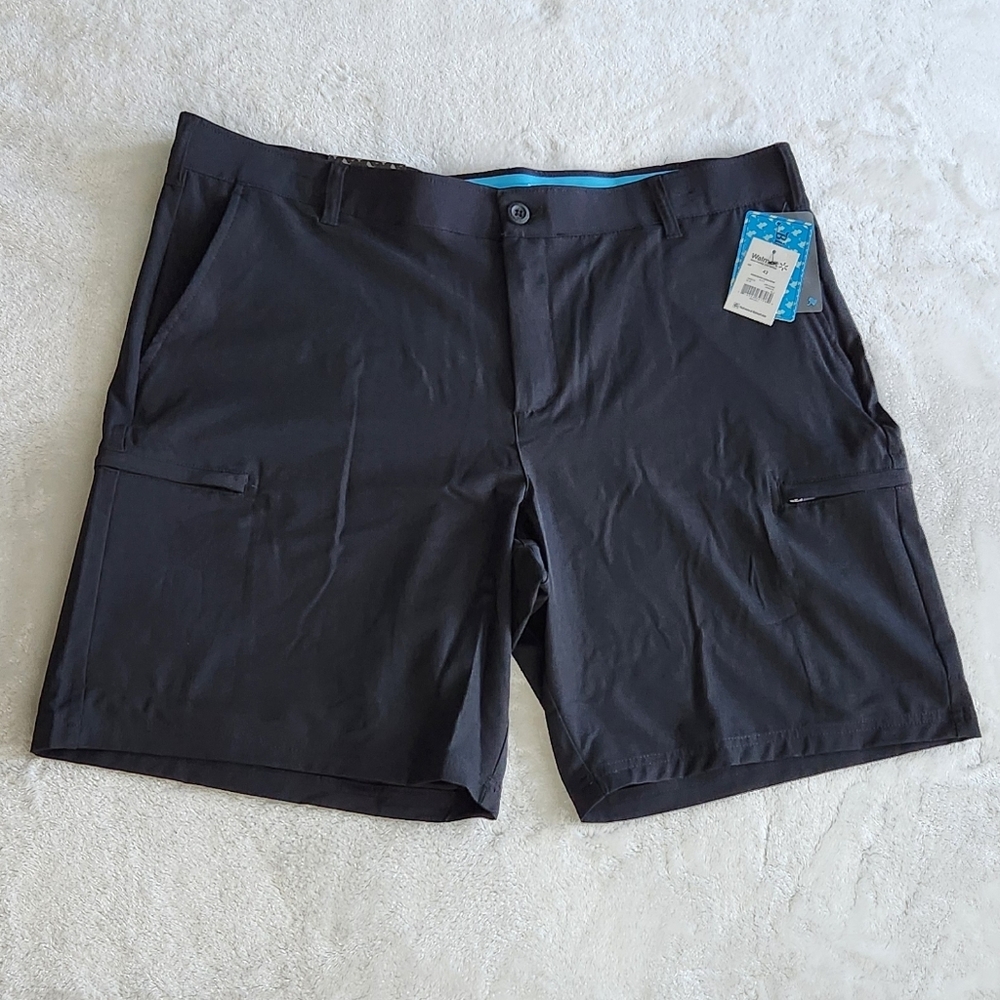 ⛳Birdie Bound Men's Black Golf Shorts, Size 42, 9 Inch Inseam, NWT, Performance